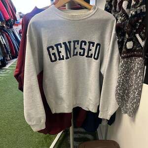 Vintage 90s SUNY Geneseo Fruit of the Loom Crewneck Sweatshirt Medium